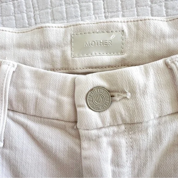 Mother The Looker Ankle Jeans in Cream Puff - Picture 4 of 10